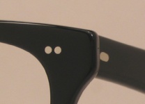 PLASTIC VINTAGE EYEGLASSES DETAIL photo, under 350 kb