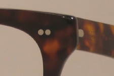 PLASTIC VINTAGE EYEGLASSES DETAIL photo, under 350 kb