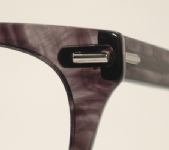 PLASTIC VINTAGE EYEGLASSES DETAIL photo, under 350 kb