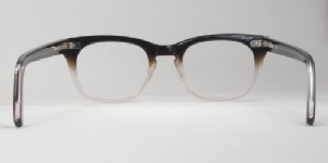PLASTIC VINTAGE EYEGLASSES BACK photo, under 350 kb